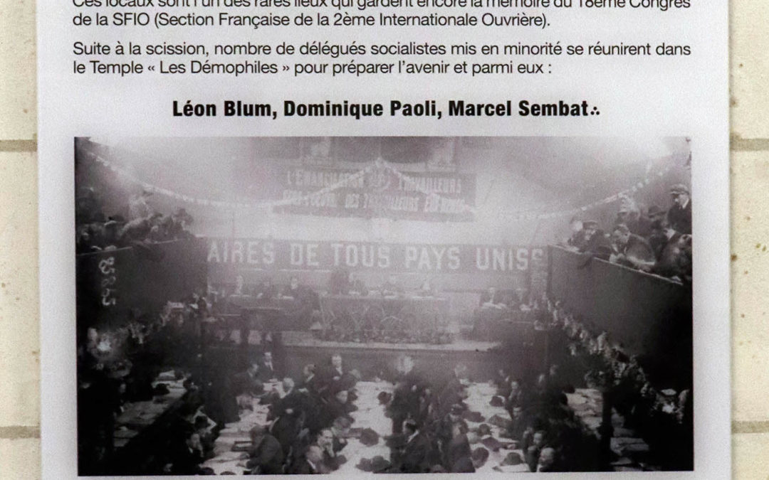 Célébration du centenaire du congrès de Tours
