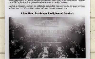 Célébration du centenaire du congrès de Tours